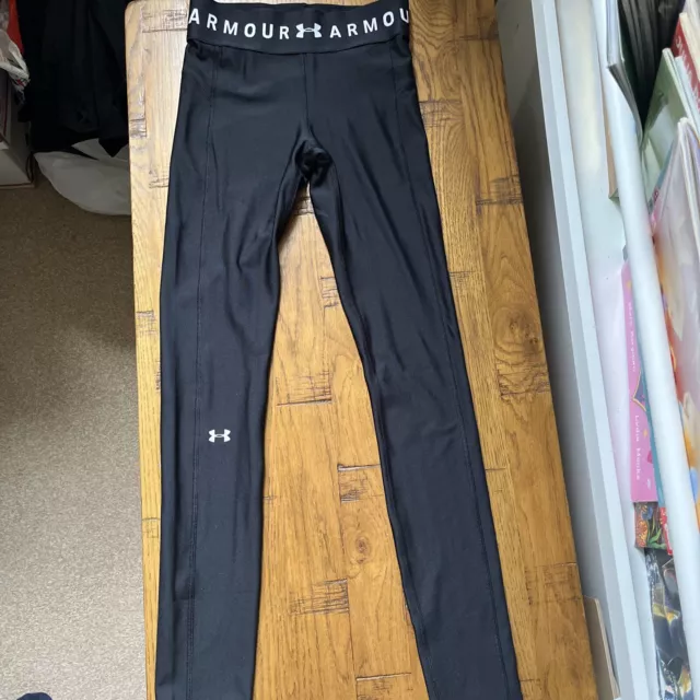 Ladies UNDER ARMOUR Black Sport/yoga Leggings In Size XS