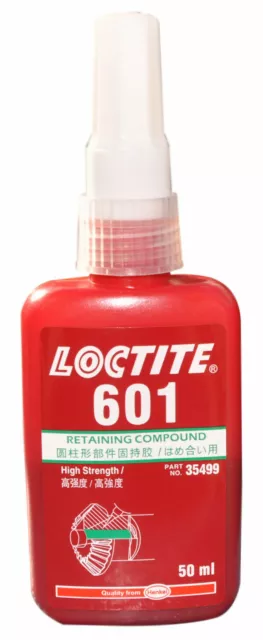 LOCTITE 601 hochfeste 50ML - HALTENDE MISCHSTOFF mit mittlerer Aushärtung