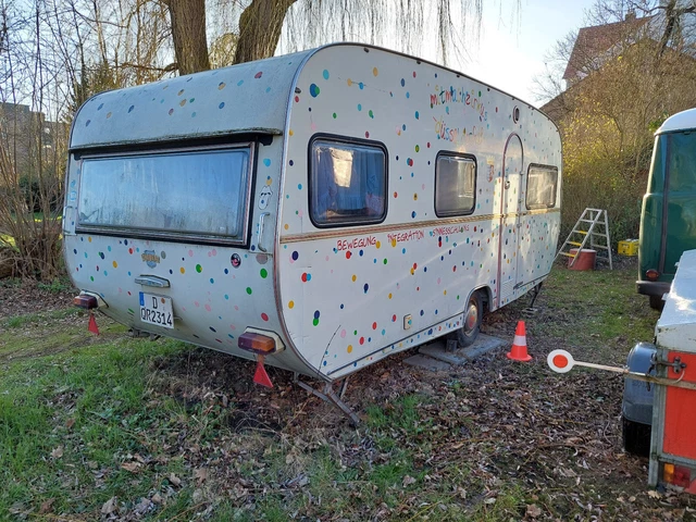 Tabbert 540 Oldtimer von 1972, Standwagen, Zirkuswagen, Bauwagen?