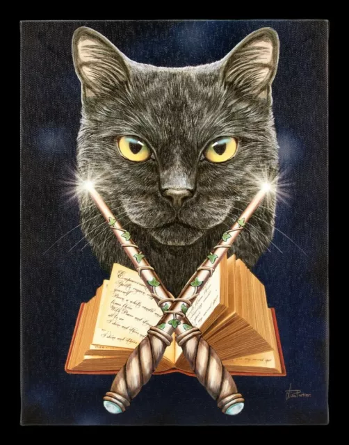 Kleine Leinwand mit Katze - Magick Maker - Lisa ParkerWandbild Poster Kätzchen