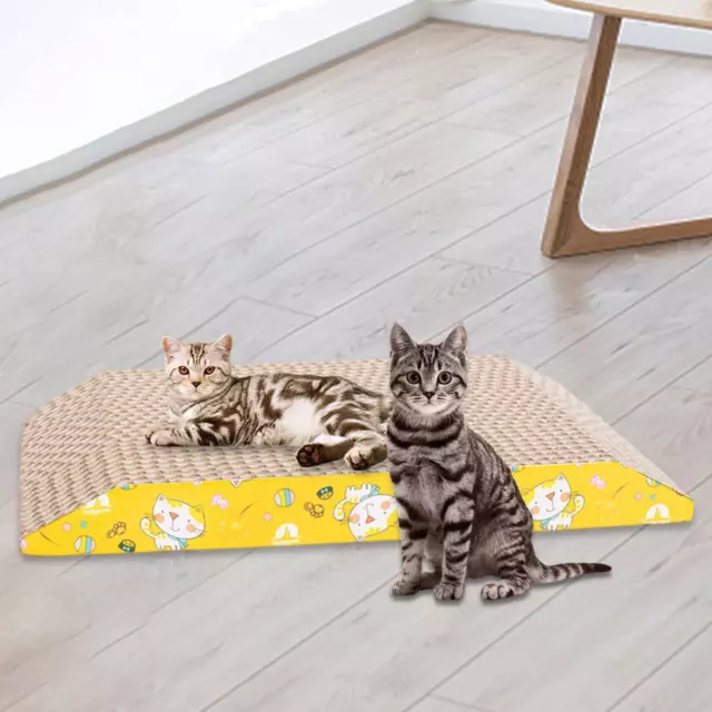 Cat Cardboard Scratcher Pad Couch for Indoor Cats Sofa Scratching Lounge Bed