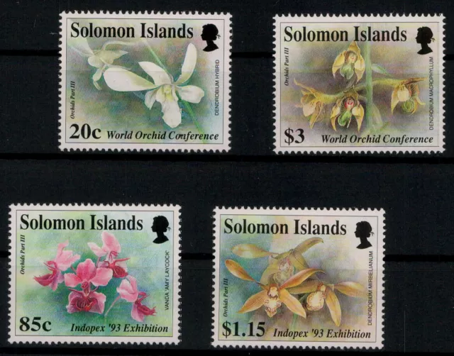 Salomoninseln; Orchideen 1993 kpl. **