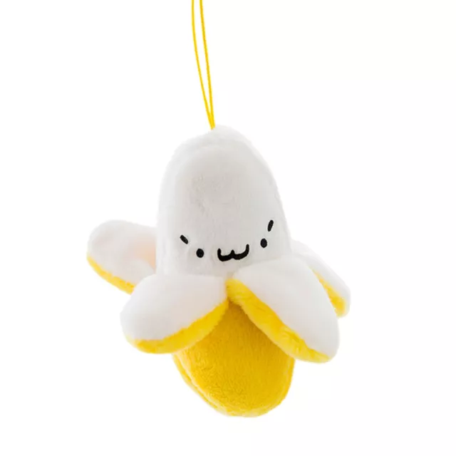 3 Pcs Plush Banana Hanging Decor Mini Toy Bag Child Cell Phone