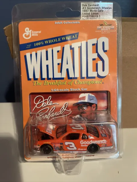 Dale Earnhardt #3 Goodwrench Wheaties 1997 Monte Carlo 1/64 Stock Car Action