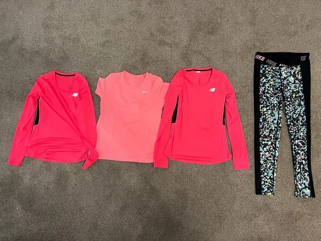 Pacchetto abbigliamento sportivo per ragazze (grande junior) X 4 articoli (Nike & New Balance)