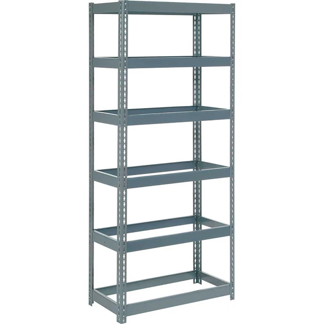 Boltless Extra Heavy Duty Shelving 36"W x 18"D x 60"H, 6 Shelves, No Deck