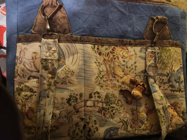 **WINNIE THE POOH**and friends baby/toddler diaper bag Handmade quilted