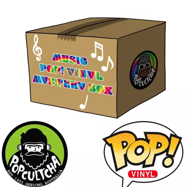 Funko Poplandia Mystery Box - Music (Box of 6 Mystery Pop! Vinyl Figures) "New"