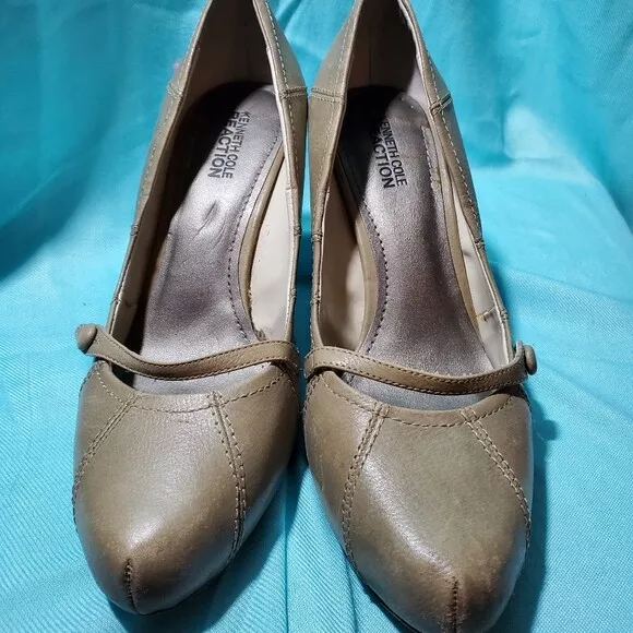 Kenneth Cole Reaction Leather Heels Size 9M