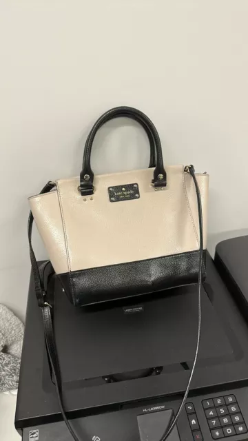 Kate Spade New York Purse Evangelie Laurel Way Leather Handbag Satchel