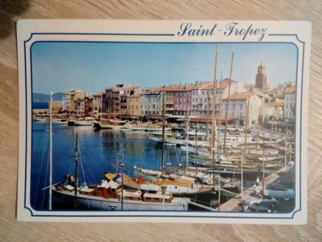 Cpsm Cpm  Carte Postale Var Saint Tropez Le Port