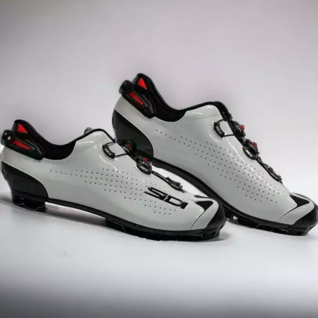 EX Display Sidi Tiger 2 MTB Shoes Black / Grey Polished - 44.5