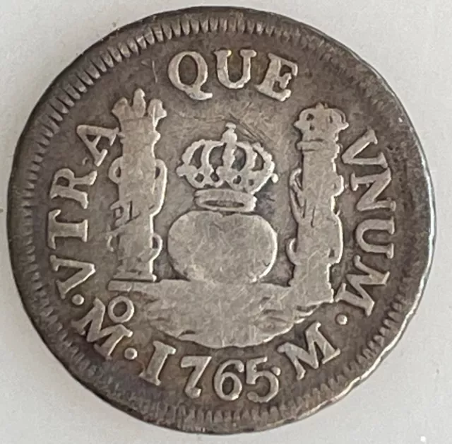 Mexico 1765 1 Real Pillar VF