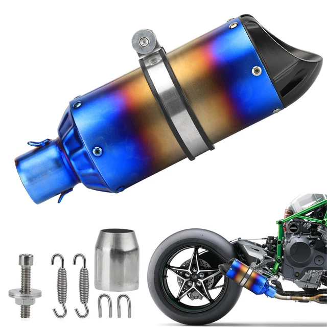 38-51mm Motorcycle Exhaust Muffler Pipe Slip On Kawasaki Z250 KLX230 KLX300 /650