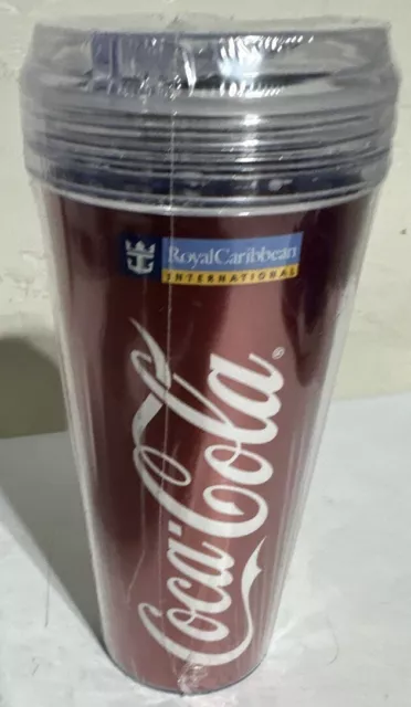 New And Sealed Royal Caribbean Coca-Cola Tumbler "Share A Coke At Sea"