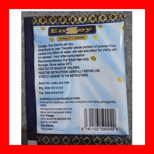 EnZoy Vitality, 7 sachets de 10 gr- Péremption 04/2024 (lettre suivie laposte).. 3