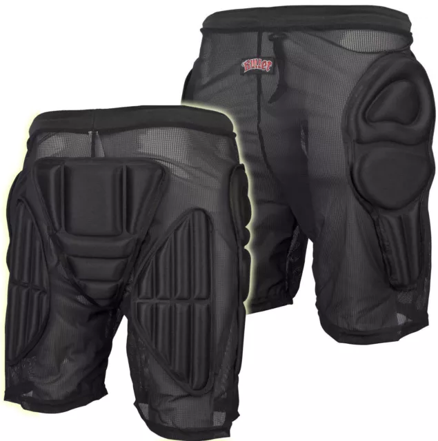 BULLET - SMALL  Skateboard / Skate Padded Shorts Bum Pads Hip Protection