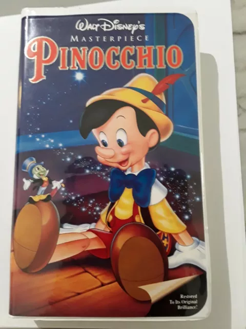 Walt Disneys MASTERPIECE Pinocchio VHS