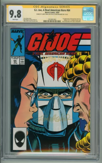 GI Joe ARAH 64 - CGC 9.8 SS Signed by Larry Hama & Ron Wagner G.I. Joe Signature