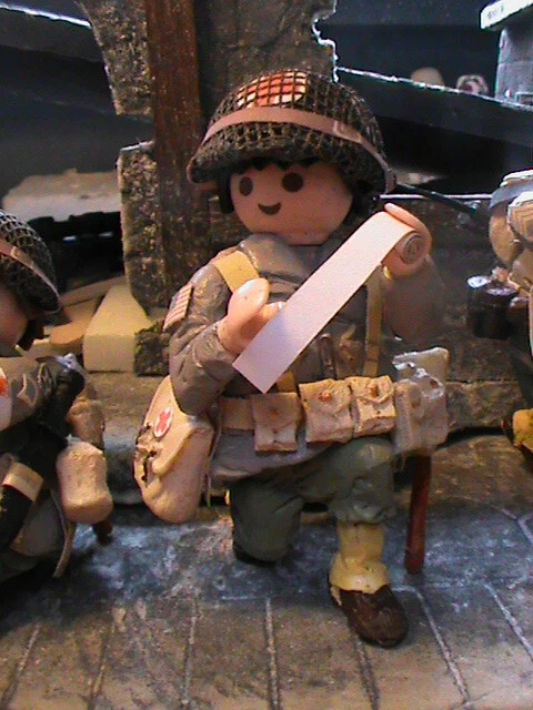 PLAYMOBIL CUSTOM US 2ND. INFANTRY (NORMANDIA-1944) REF-0235 BIS