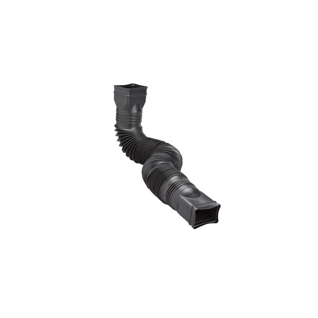 Amerimax Flex-A-Spout 4in. H X 4in. W X 25.5in. L Vinyl Downspout Extension
