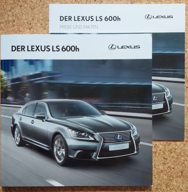 Prospekt + Preisliste vom Lexus LS 600h aus 2016 - deutsch - TOP-Zustand