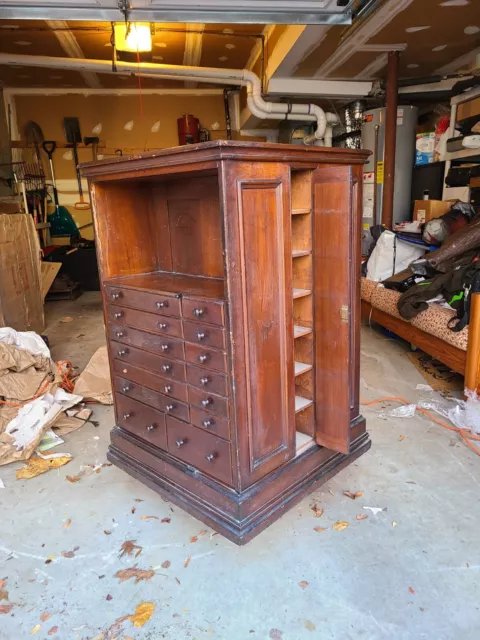 Antique Bookshelf Revolving