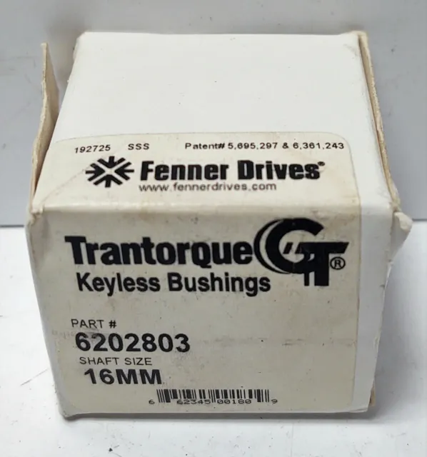 Fenner Drives 6202803 Keyless Bushing