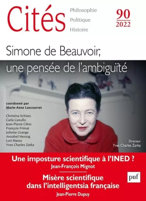 Cites 90-2022 : Simone De Beauvoir, Une Pensee De L'ambiguite