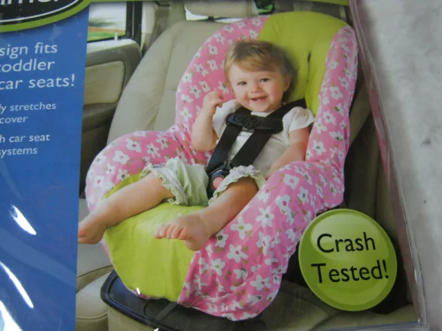 KIDDOPOTAMUS INFANT CAR seat over baby suede sheep skin lined zippered tan elas 9.39 PicClick