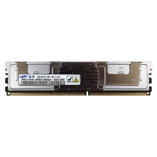 SAMSUNG M395T1G60QJ4-CE68 8GB 4Rx4 DDR2 PC2-5300F 667MHz ECC FB DIMM MEMORY RAM