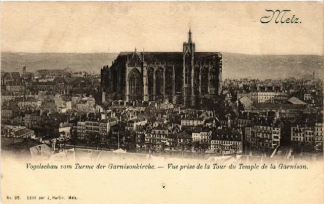 CPA AK METZ - vogelschau vom Turme der Garnisonkirche (473794)
