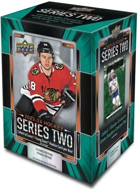 2023-24 Upper Deck Series 2 Hockey Blaster Factory Sealed Box