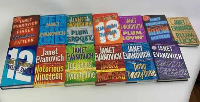 Lot 13 of Janet Evanovich Hardcover Books Very Good Condition: Plum Lucky, 13 Le