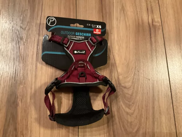 Outdoor Hundegeschirr Petlando Harness Gr.XS,Berry,,Neu!