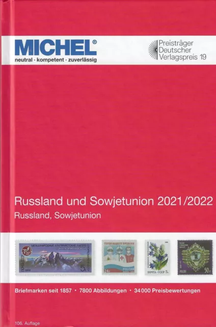 Michel-Katalog Band 16 "Rußland und Sowjetunion 2021/2022"