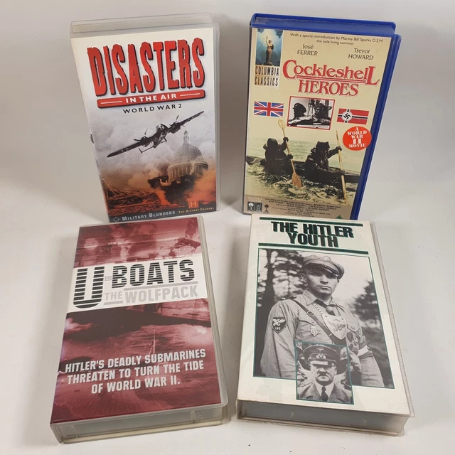 WORLD WAR II War Military VHS Bundle Lot Air Disasters Cockleshell ...