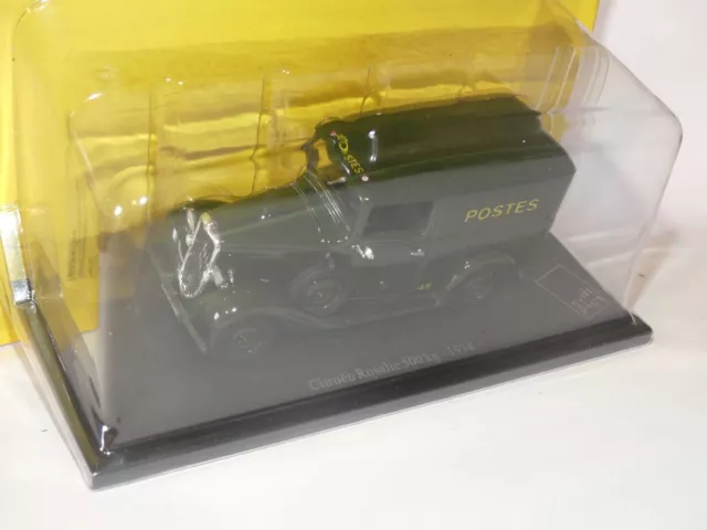 CITROEN ROSALIE 500 Kg 1934 PTT LA POSTE UNIVERSAL HOBBIES ATLAS 1:43 blister