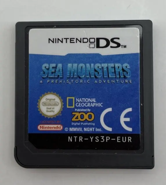 Sea Monsters: A Prehistoric Adventure (Nintendo DS, 2008) European Version