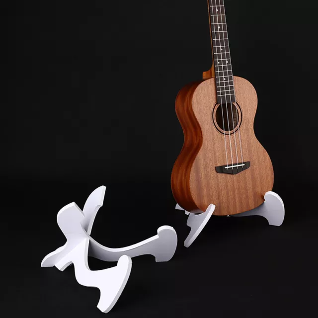 Foldable Ukulele Stand Hardwood Guitar Bass Violin Mandolin Banjo Holder_AUJ-go