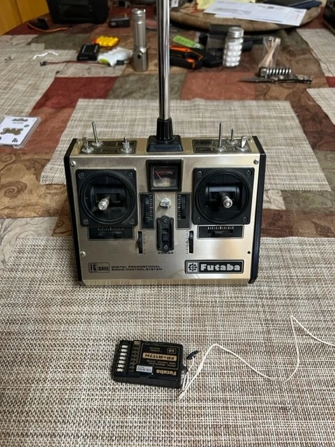 Vintage 7Ch Futaba RC Radio With Receiver Channel 42 Vintage 7Ch Futaba RC Radio With Receiver Channel 42