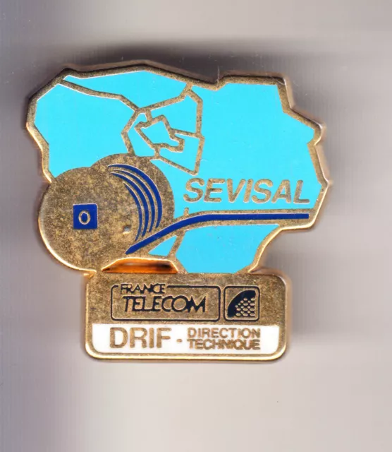 Rare Pins Pin's .. Ptt La Poste France Telecom Sevisal Ligne Drif Idf 75 ~Ch