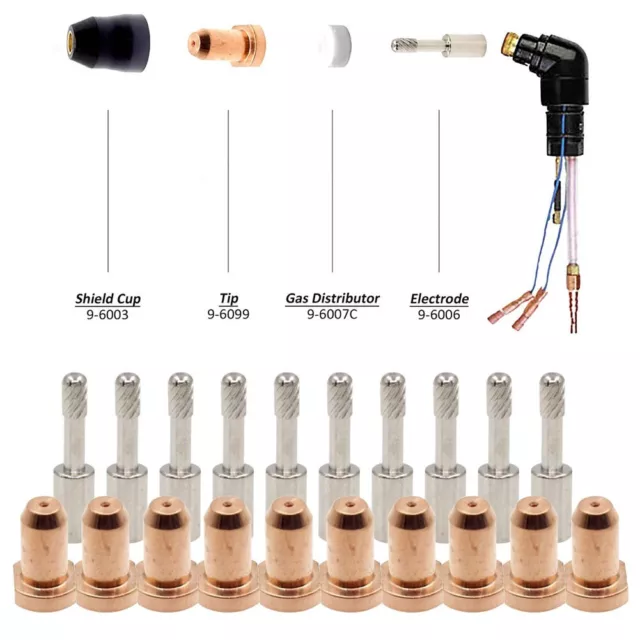 20 Pc 96006 96099 PCH10 Plasma Torch Electrode Tips for Thermal Dynamics