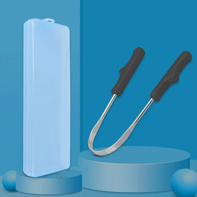 Aliento Acero Inoxidable Lenguas Tesoro Limpiador Bucal Dental Limpieza Médica