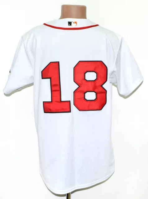 Boston Red Sox Baseball Shirt Jersey Majestic Size M #18