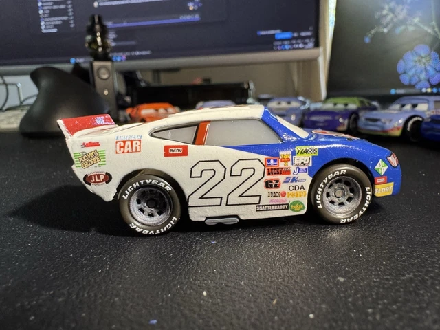 **CUSTOM** 1:55 SCALE Disney Pixar Cars die cast - R Queen Racer - #22 ...