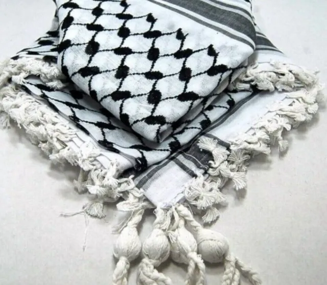 Keffiyeh Arab Scarf Palestine Shemagh Original Arafat - كوفية فلسطين .