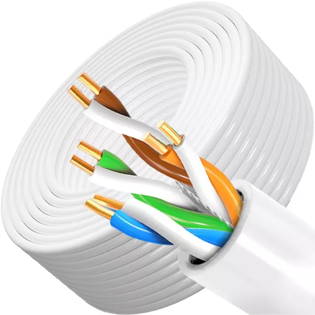 Ethernet Kabel 20m extra langes LAN Kabel Cat 6 Kabel L 20M Internetkabel Gigabit