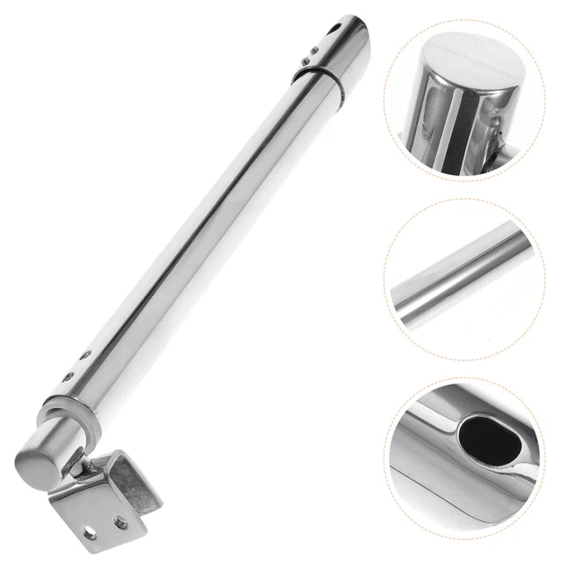 Soporte de pared de vidrio de ducha barra de acero inoxidable barra de soporte de pared a vidrio para vidrio de 8-12 mm