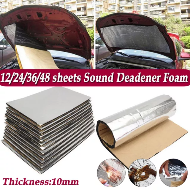 Sound Deadener Heat Proofing Foam Car Sound Deadening Mat Audio Noise Insulation